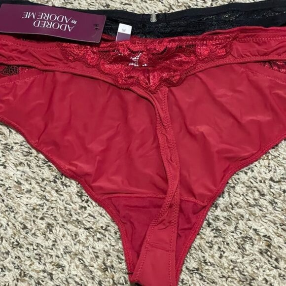 Adored by Adore Me Women’s Layla Thong Underwear, 2-Pack Size 3X | New - Picture 6 of 9